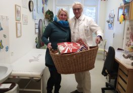Malí pacienti z Pardubické a Chrudimské nemocnice dostali vánoční dárky